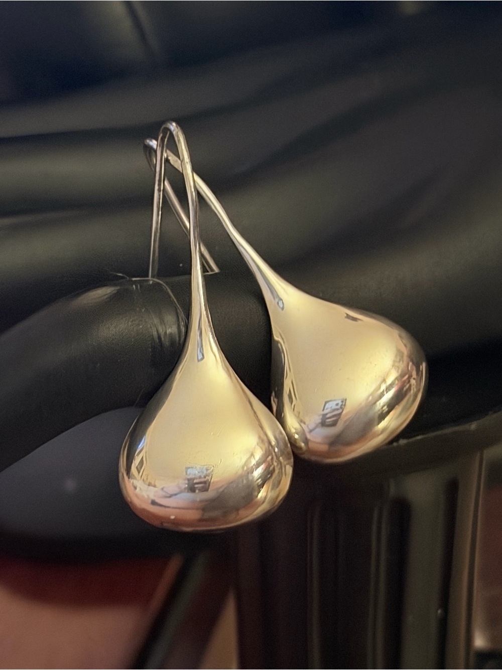 Zina Sherman Beverly Hills designer 925 Sterling SilverTeardrop Earrings - Picture 1 of 7